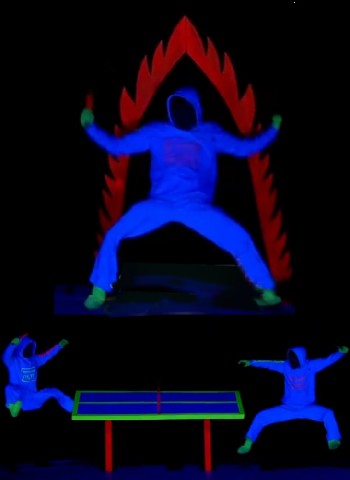 Blacklight Drama “Cosmic Ping Pong Tournament